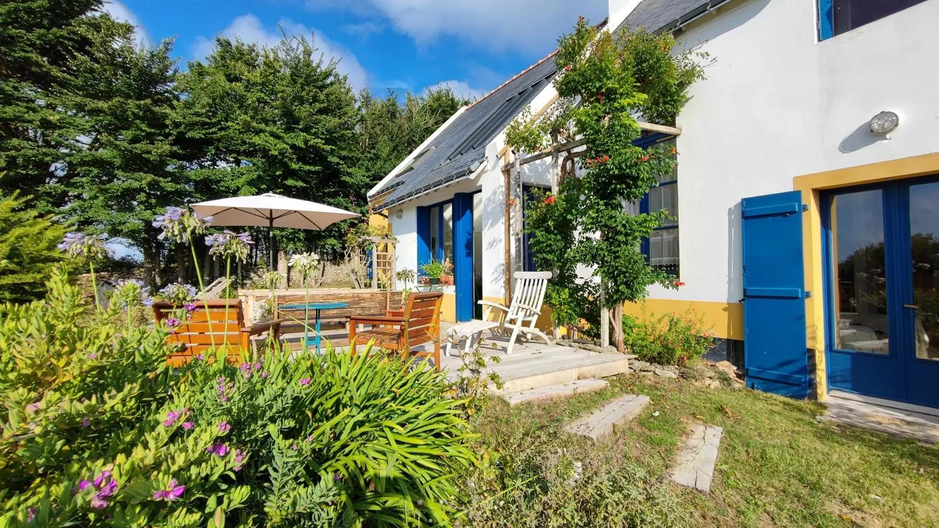 Maison Familiale Vue Mer 8 Personnes Locmaria